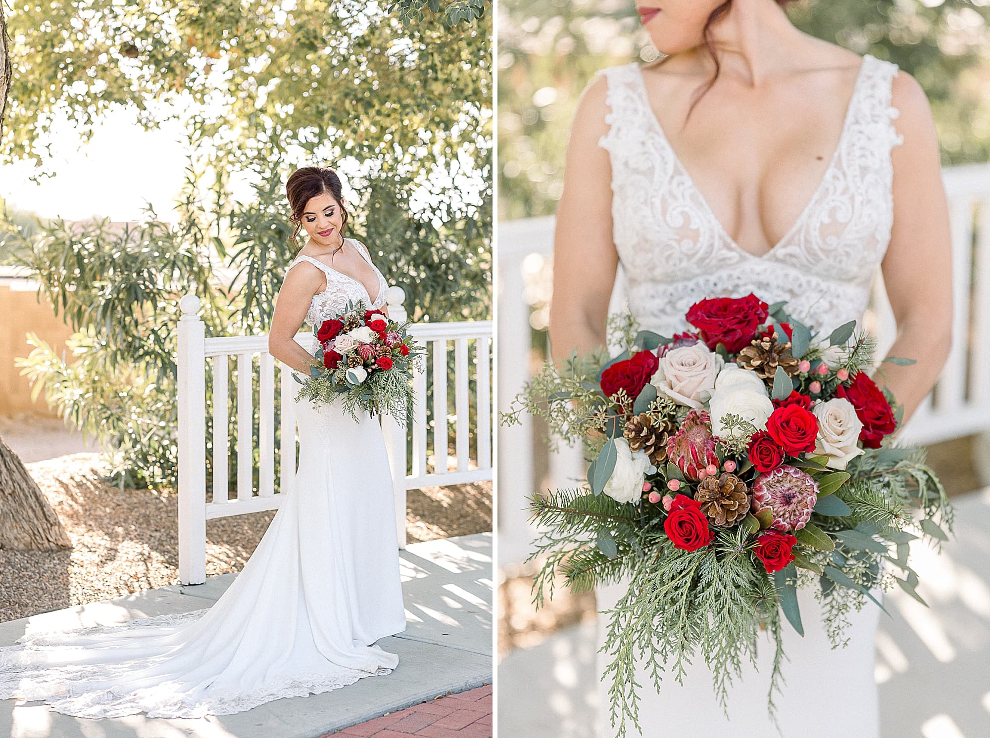 Affordable Arizona Wedding Photographer Bride and Bouquet