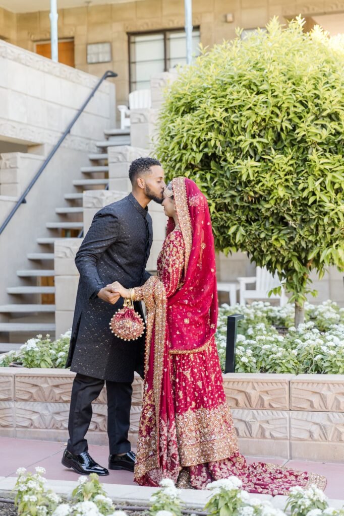 Colorful Wedding Reception Arizona Biltmore Phoenix Wedding photographers