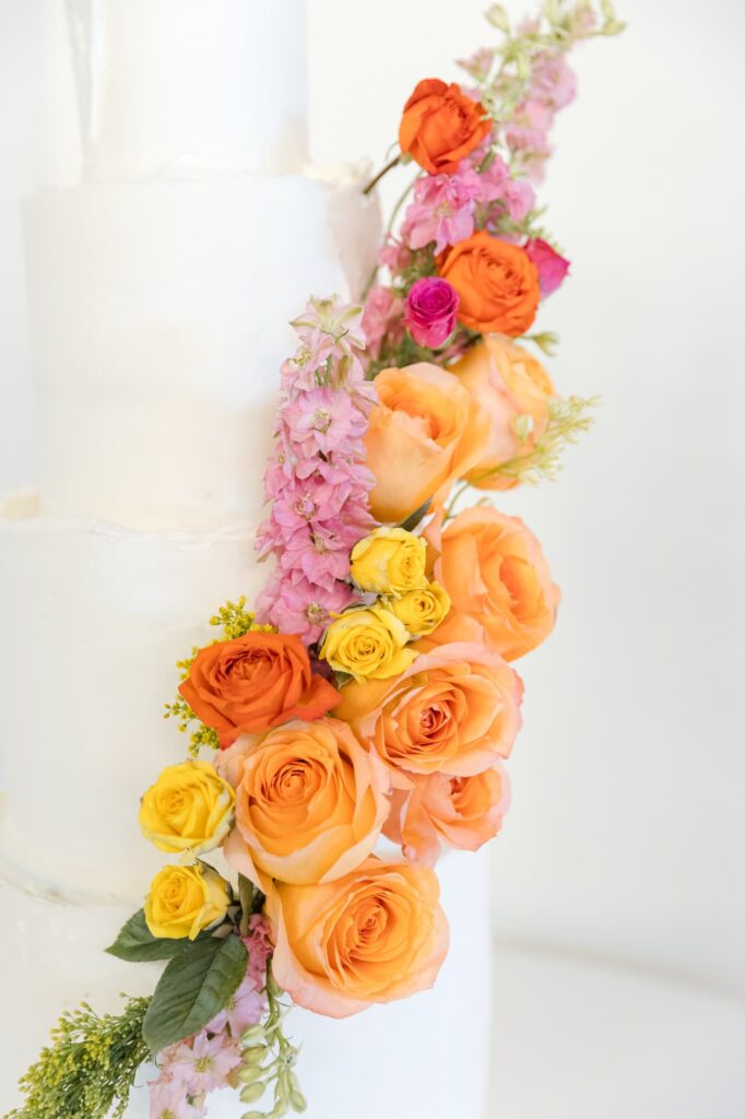 Colorful Wedding Reception Dolce Events Phoenix Wedding photographers