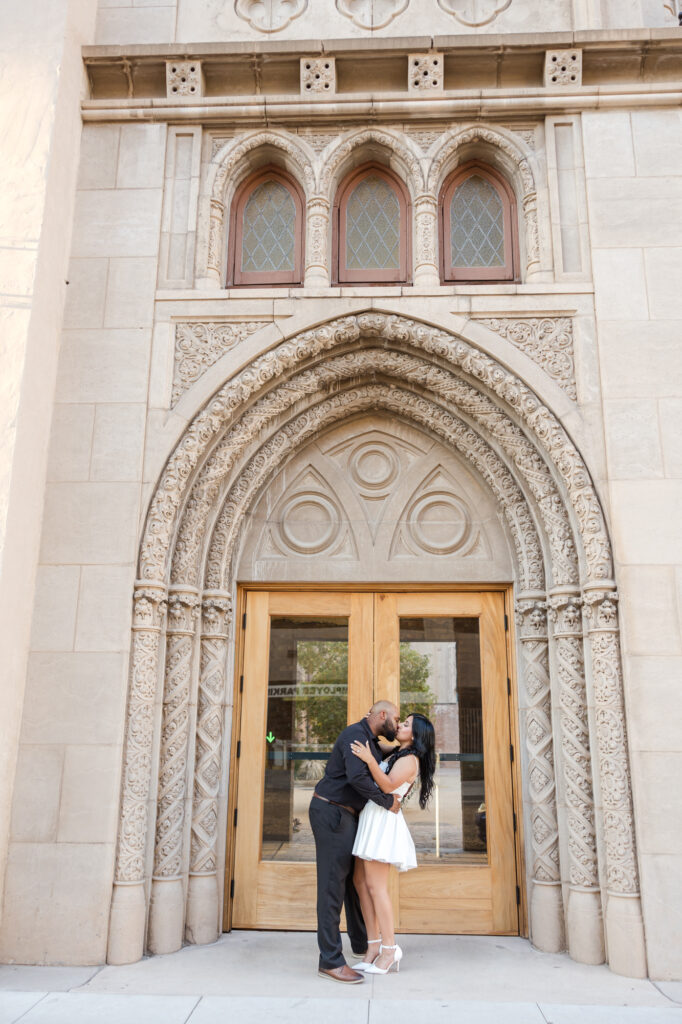 Vintage Downtown Engagement Affordable Phoenix Wedding Photographer 