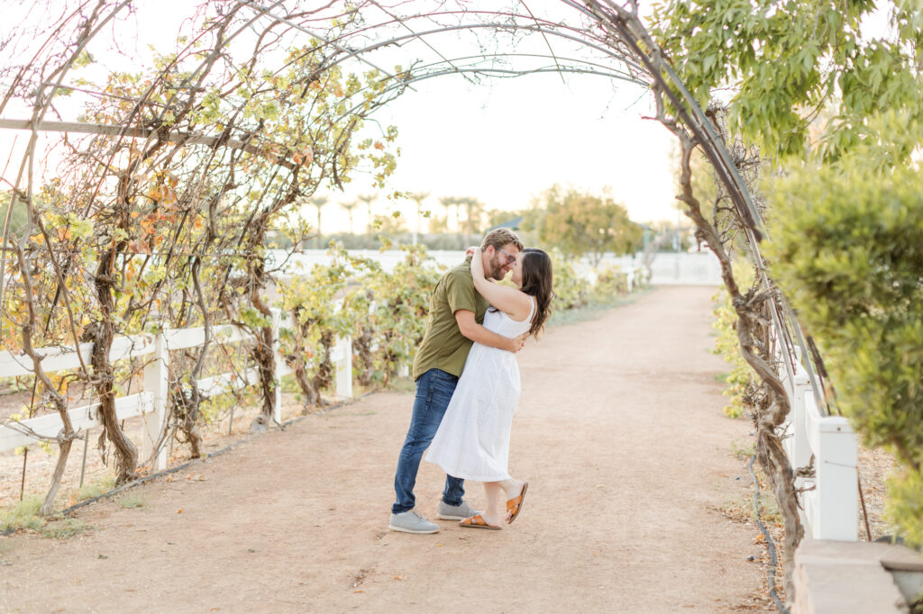 graceful engagement session agritopia phoenix wedding photographer