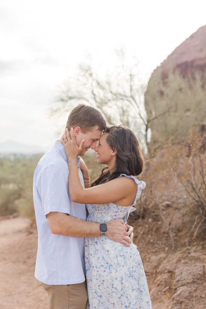 Romantic Stunning Engagement Papago Park Phoenix Wedding Photographer