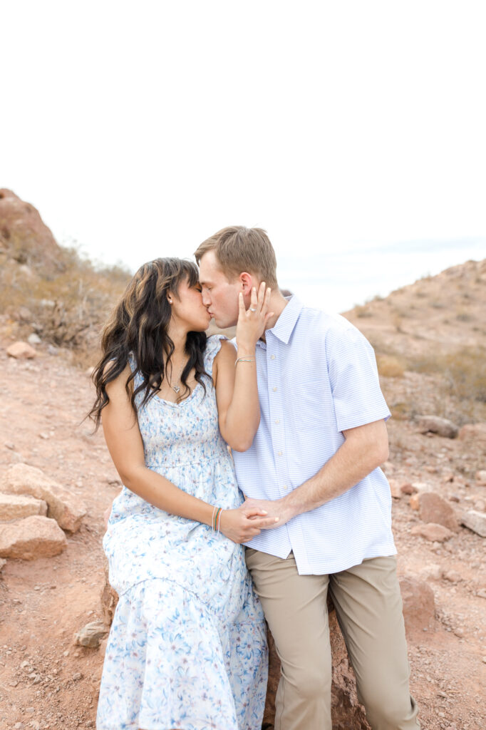 Romantic Stunning Engagement Papago Park Phoenix Wedding Photographer