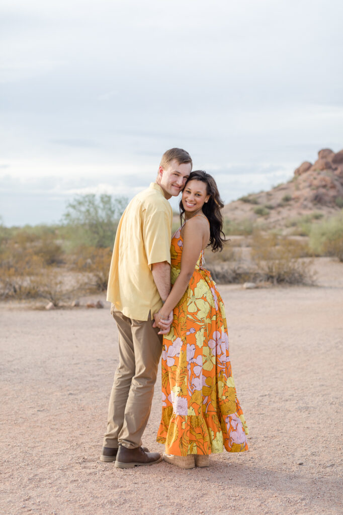 Romantic Stunning Engagement Papago Park Phoenix Wedding Photographer