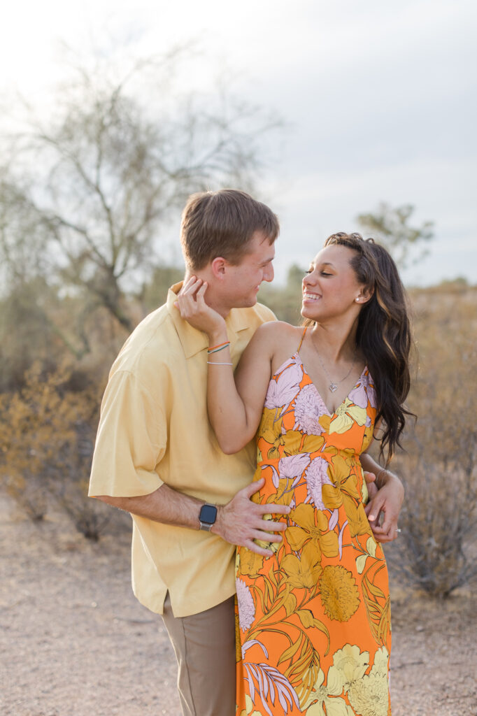 Romantic Stunning Engagement Papago Park Phoenix Wedding Photographer