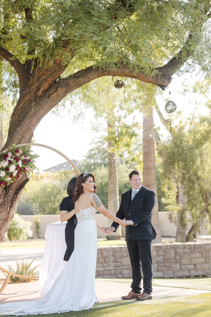 Intimate Graceful Wedding Secret Garden Affordable Phoenix Wedding Photographer